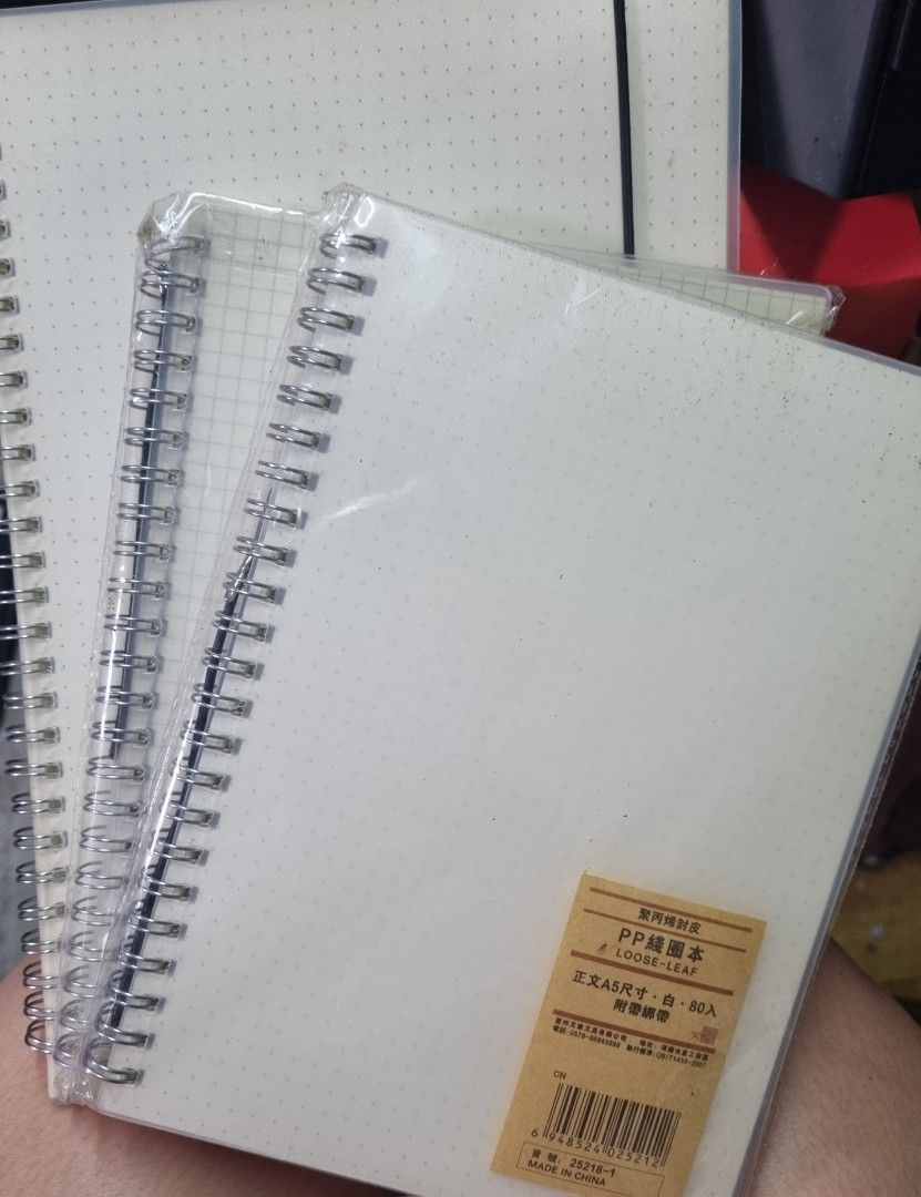 Minimalist Notebook - Gridded and Dotted (Category: Stationery & School Supplies) located in Manila. Submitted by declutterwithcrescent (Listing ID 1373638669, Image 1). Description: Bundle price.
