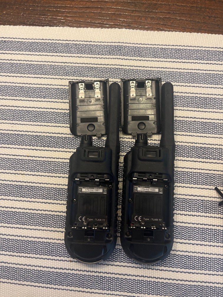 Motorola Walkie talkie (Category: Walkie-Talkie) located in Singapore. Submitted by wisetooth8 (Listing ID 1373610364, Image 3). Description: Fire sale - Motorola TLKR-T7(pair) Lightly used, in good condition. Clearing of stuff to move to a smaller place. Selling AS IS. .