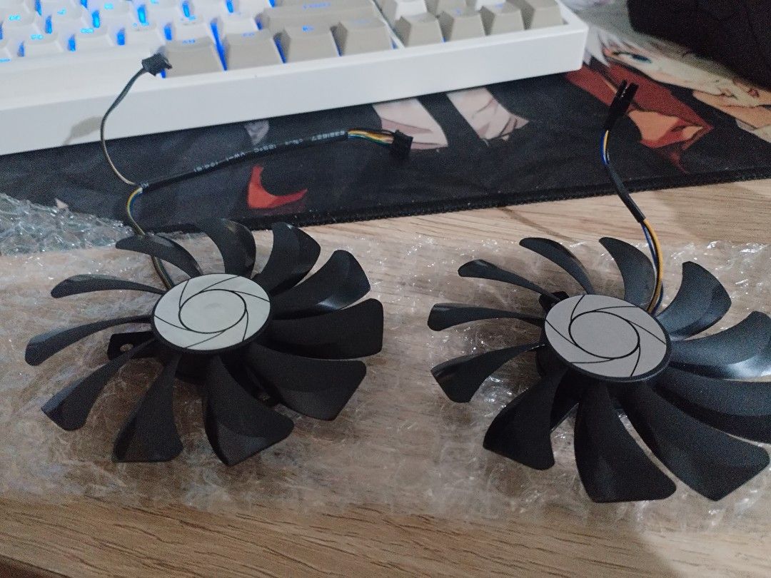 MSI GTX 1050 Ti Replacement Fans (Category: Computer Parts) located in Iligan City. Submitted by lear1 (Listing ID 1373663645, Image 1). Description: A seller from orange app got my order wrong. These are brand new and never been used before. Compatible GPUs - MSI SERIES: GTX 960 GTX 1050 Ti Aero ITX GTX 1060 OC / P106‑100 GTX 1650 / 1650 SUPER GAMING X GTX 1660 / 1660 SUPER / 1660 Ti GAMING X GTX 2060 / 2070 GAMING X - AMD RADEON: Radeon RX 470 