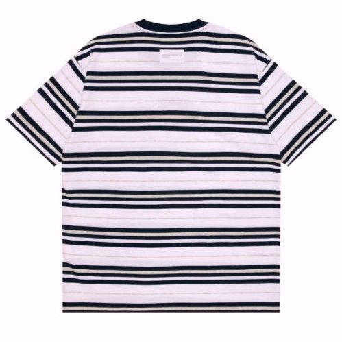 *NEAT* Aape BY *A BATHING APE® AAPE NOW Striped Tshirt White AAPTEM1419XXMWHC (Category: Tshirts & Polo Shirts) located in Singapore. Submitted by nofrillsfactoryoutlet (Listing ID 1373683321, Image 3). Description: Usual : $115 SALE : $93 100% Authentic and Brand New with Tags and packaging. Direct from Aape BY *A BATHING APE® outlet in Beijing. Brand : Aape BY *A BATHING APE® Series : AAPE NOW Design : Striped Tshirt Colour : White / Multicolou