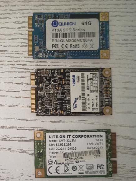 PC SSD mSATA HDD, Laptop WIFI Card, used