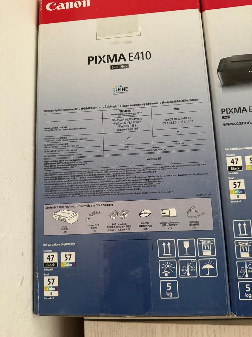 Printer E410 (Category: Printers, Scanners & Copiers) located in Kuala Lumpur. Submitted by sr7556 (Listing ID 1373584480, Image 2). Description: Ada sebuah printer canon E410 untuk diletgo RM90 untuk 1 unit. COD Batu Caves.