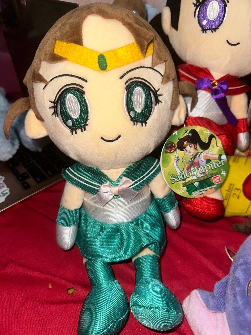 Sailormoon Set All with Papertag no breaking BanDai original and Luna Banpresto Stuffed Toy (Category: Figurines & Statues) located in Pasig City. Submitted by katplush_superlove (Listing ID 1373609729, Image 2). Description: What you see is what you get, original pictures posted. Payment first then can lalamove or J&T. If anything else except for breaking the set pls feel free to PM. Thank you 🤩 .