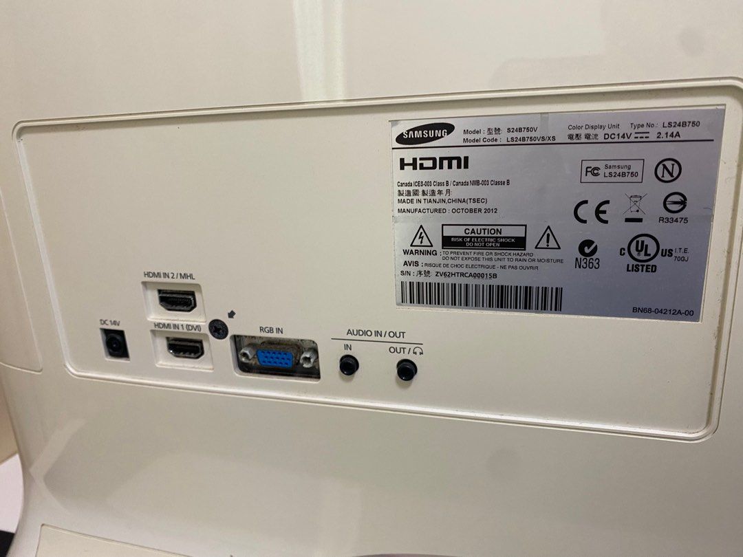 三星 SAS24B750V 24.0 英寸系列 7 LED 显示器63057804552195112