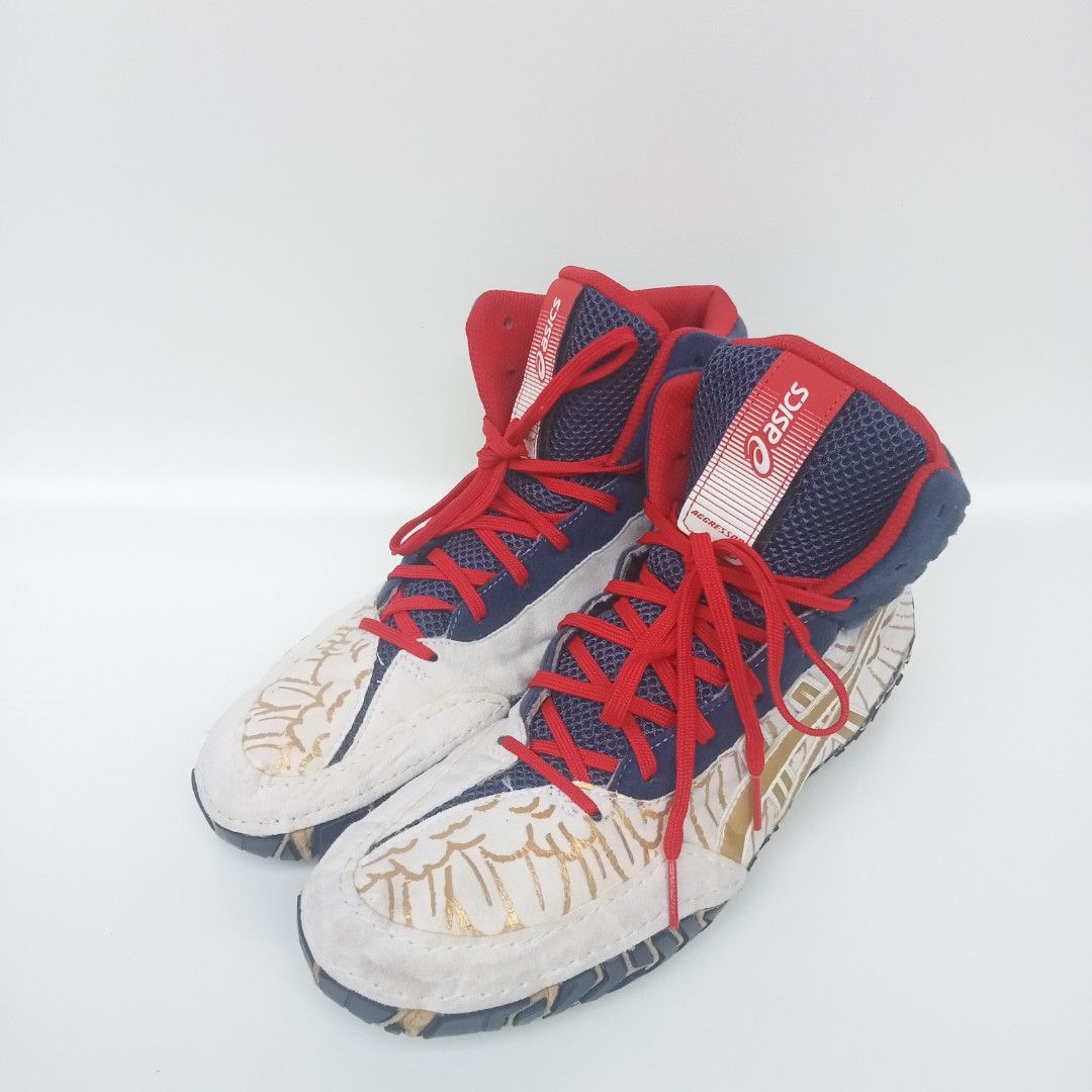 Rare Asic Boxing Shoes Asics Jy501 Cael Sanderson V2 Wrestling