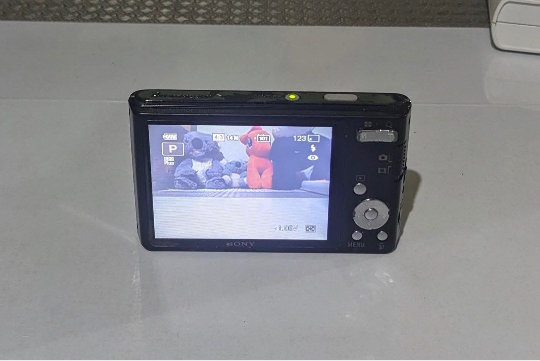Sony Cybershot DSC W330 Digital Camera (Digicam) (Category: Cameras) located in Pasig City. Submitted by _mathilda (Listing ID 1373604051, Image 2). Description: 📸 Sony Cybershot DSC W330 — 14.1 Megapixels — 4x Optical Zoom — Carl Zeiss Vario-Tessar Lens — Image Stabilization — ISO: 80-3200 — Body Condition: 7.5/10 — signs of usage on its exterior, has vertical line when it's direct with the sun / lightbulb (DOESNOT AFFECT THE OUTPUT) — Fully fu
