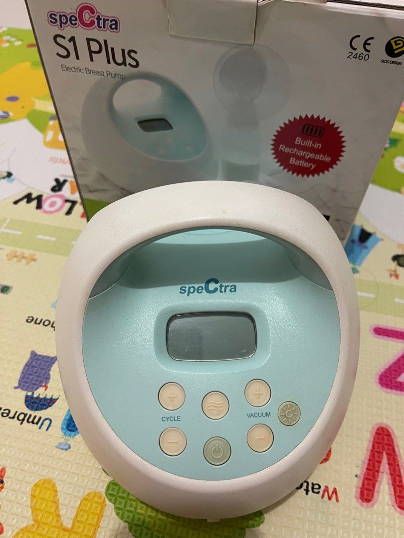 Spectra S1 Breast Pump (local set, no warranty) (Category: Breastfeeding & Bottle Feeding) located in Singapore. Submitted by genzmommy (Listing ID 1373747170, Image 1). Description: Local set with box, no warranty. will include flanges, bottles if you’re keen but do take note they are used. used for 8 months+ and stopped using thereafter kept in storage. .