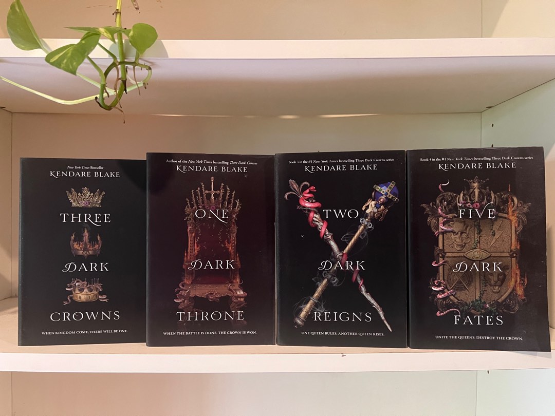 Three Dark Crowns series by Kendare Blake, Hobbies & Toys,