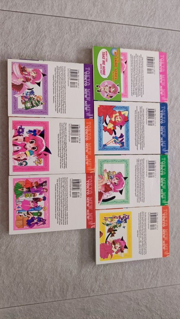 TOKYO MEW MEW MANGA (Category: Comics & Manga) located in Manila. Submitted by venus_se (Listing ID 1373620201, Image 2). Description: VOLUME 1-7 (COMPLETE) PUBLISHER: CHUANG YI Price: 2850PHP Please read before messaging: On-hand item, we do accept installment payments (payable at least 3-4 months). 30% downpayment is needed to before the installment payment rolls. Once the payment is complete the manga can be picked up from my place. MOD: You c