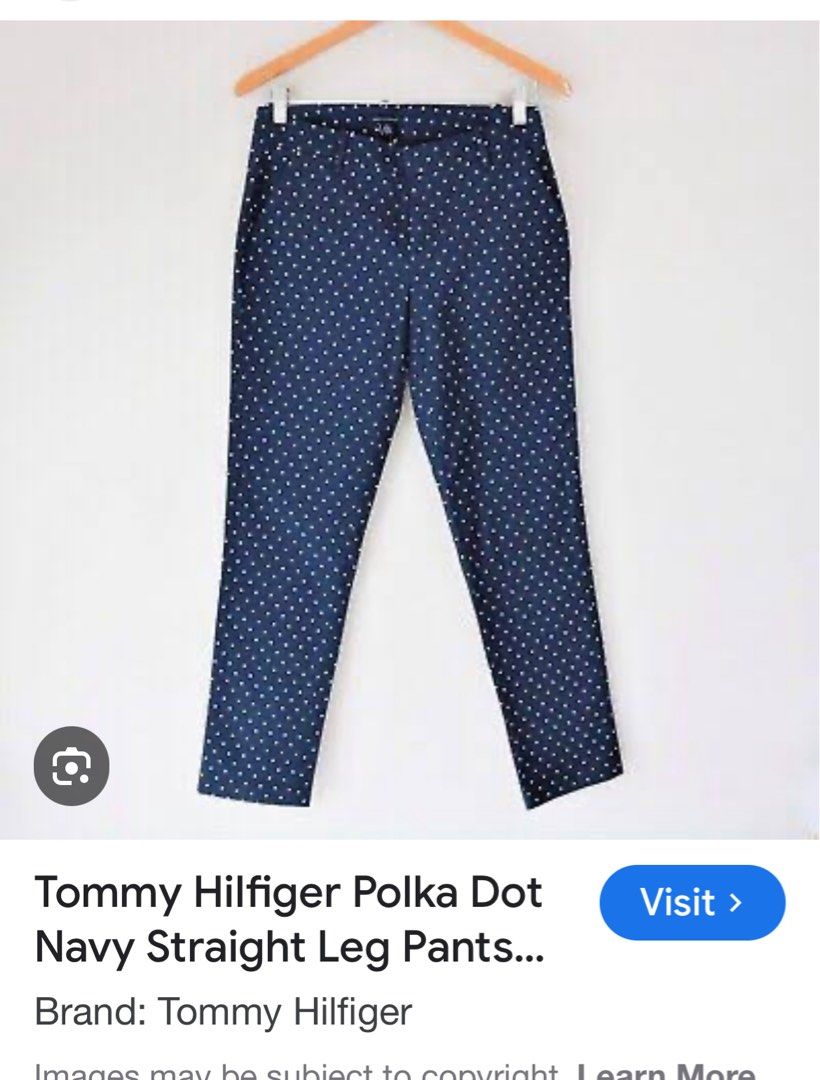 Tommy hilfiger Polka Dot ankle pants (Category: Other Bottoms) located in Pasig City. Submitted by gjoconcepcion (Listing ID 1373653591, Image 1). Description: Very good brand definetly very nice in actual..