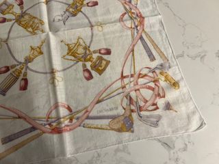 Trussardi 高爾夫球及球桿元素方巾64200167235331110