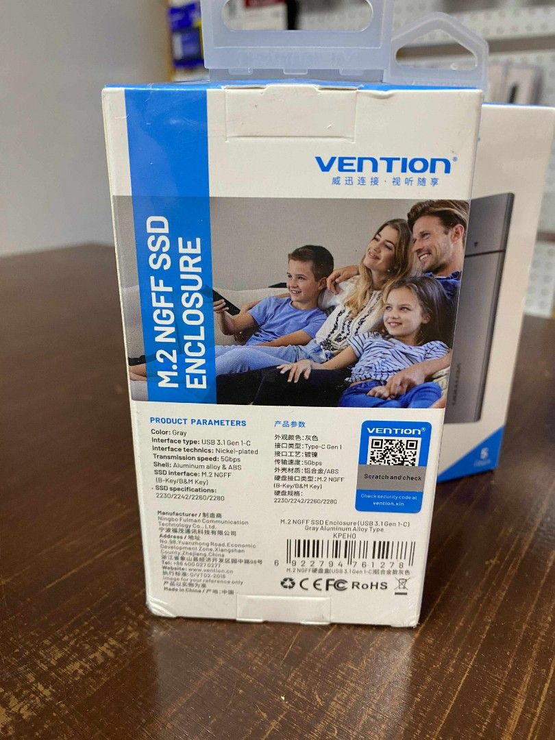 Vention M.2 NGFF / SATA SSD Enclosure KPEH0 (Category: Computer Parts) located in Pasig City. Submitted by mahara1624 (Listing ID 1373689610, Image 2). Description: Brand New and Original Items 🏍️ Same Day Delivery - Lalamove delivery within Metro Manila - For walk-ins: Always PM first for item availability - We are also open for night time deliveries 🧰 Warranty: - 7 days store warranty for factory defects - 1 Year warranty assistance on select