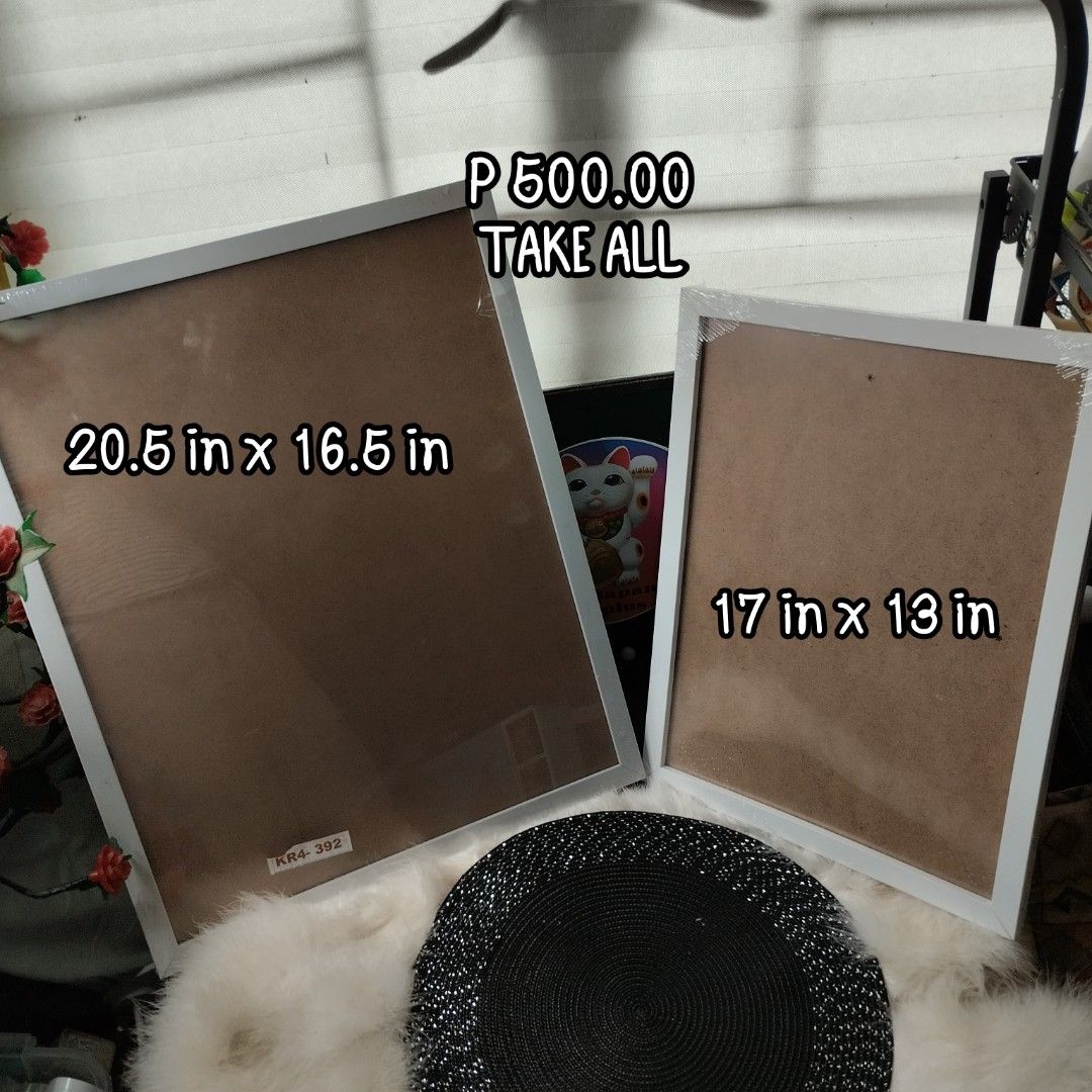 White Board / Large Size Picture Frames (Category: Frames & Pictures) located in Quezon City. Submitted by silentcrystal.de356b (Listing ID 1373646845, Image 2). Description: .