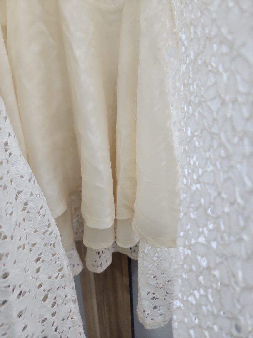 White Dress (Category: Babies & Kids Fashion) located in Singapore. Submitted by j-dpose (Listing ID 1373674417, Image 3). Description: length 62cm.