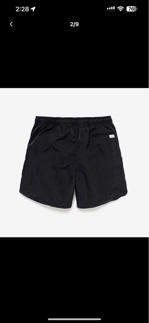 WTAPS Black SPSS2002 Shorts WTAPS