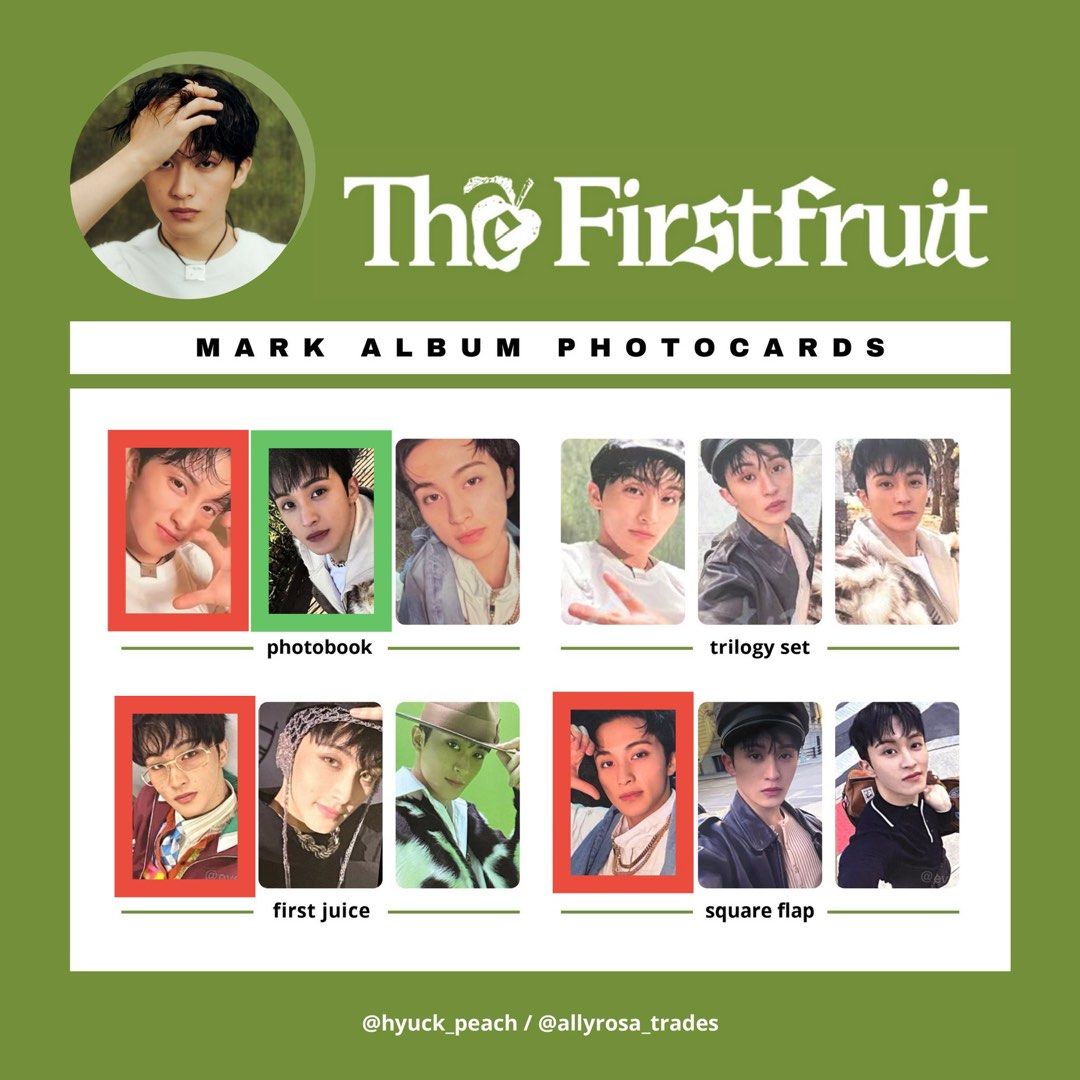 wtt nct mark the firstfruit photobook album photocard, Toys