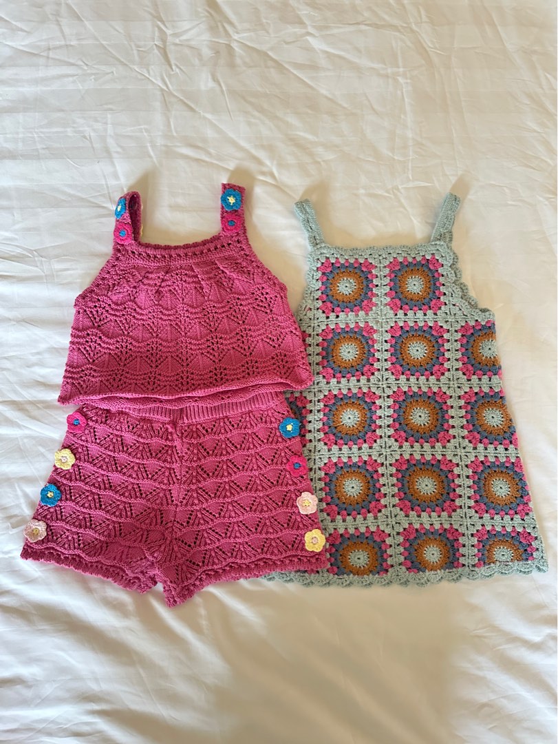 Zara floral crochet dress, 2 years