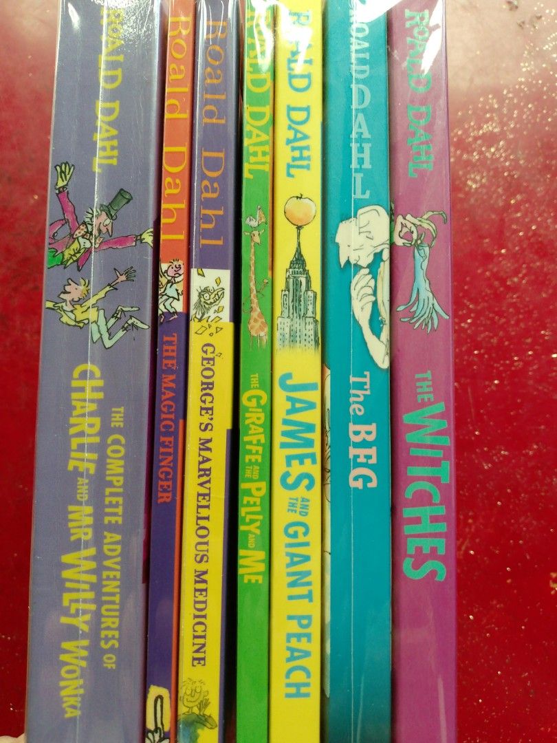 7 piece Ronald Dahl books (Category: Storybooks) located in Mandaluyong City. Submitted by ronald_1230 (Listing ID 1373782507, Image 1). Description: I have a 7 piece Ronald Dahl book set take all 950.. meetups around Mandaluyong.