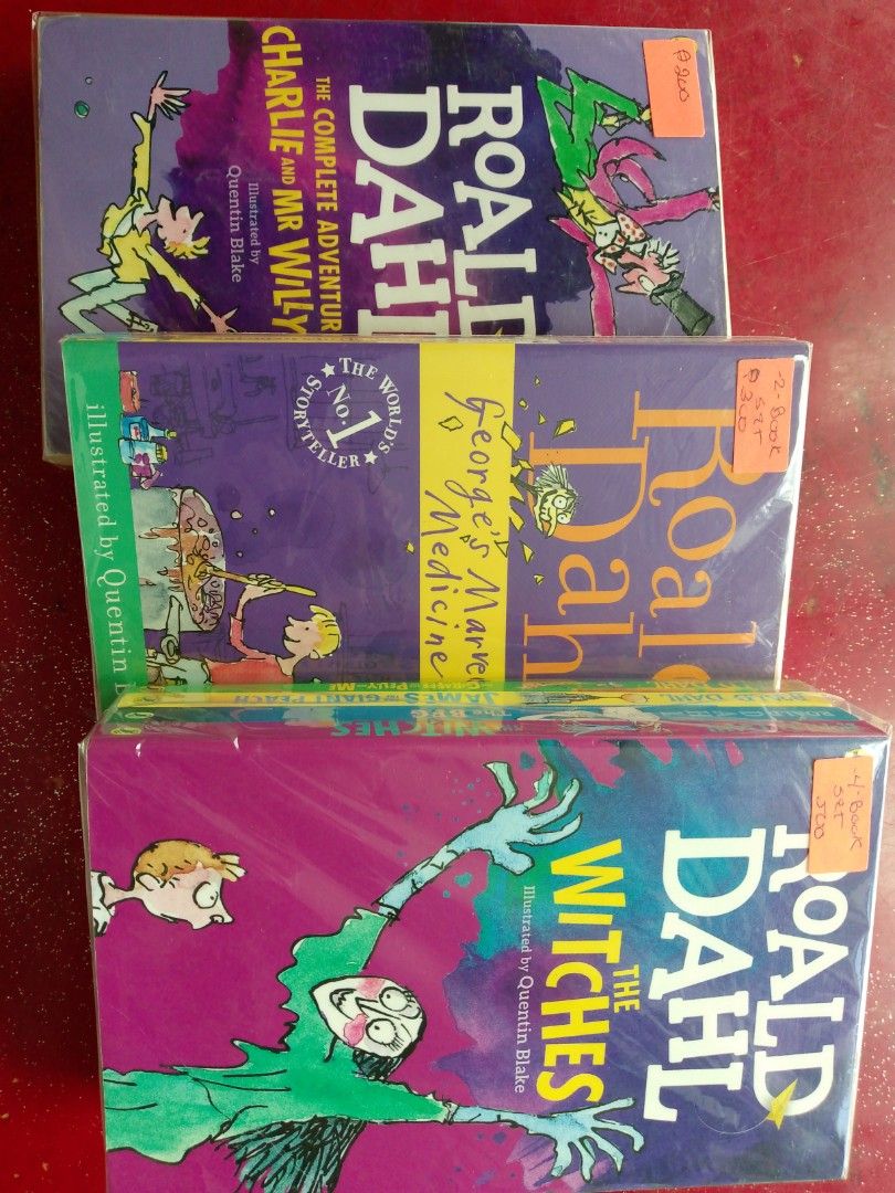 7 piece Ronald Dahl books (Category: Storybooks) located in Mandaluyong City. Submitted by ronald_1230 (Listing ID 1373782507, Image 2). Description: I have a 7 piece Ronald Dahl book set take all 950.. meetups around Mandaluyong.