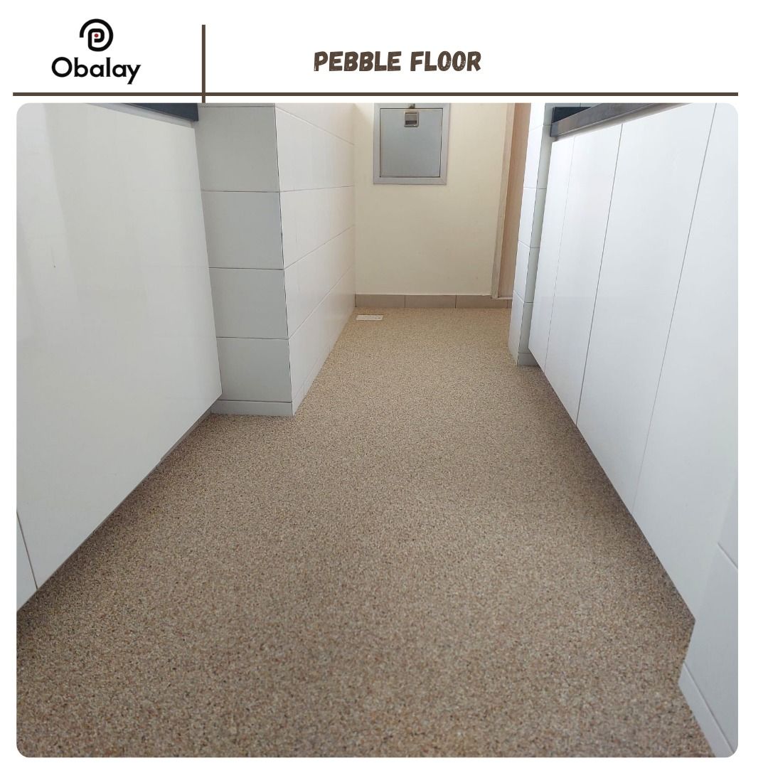 ✨ LIFETIME GUARANTEE: 100% Full Refund✨ Anti Slip Toilet Floor Overlays built to NEVER Wear Out! | Anti-Slip Epoxy Pebble Toilet Floor | Safe for Elderly, Pregnant, Pets | HDB BTO Condo Reno Deal62863076185985112