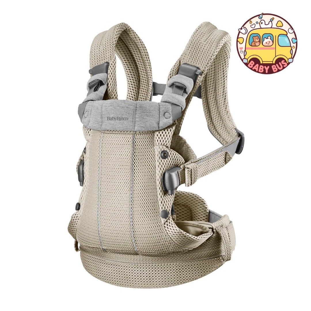 💥 Limited Offer! "BNIB"📦 Sand grey Colors🌈 BabyBjörn 🇸🇪 Harmony 3D Mesh Baby Carrier - Breathable & Comfortable💨 Free Shipping 🚚 ( Newest model ) (Category: Carriers & Slings) located in Singapore. Submitted by baby_bus (Listing ID 1373783058, Image 1). Description: 🎨Sand grey Colors 🚚 Free Delivery|Ready Stock Available🚚 🌟 Key Features: 🔹 Breathable 3D Mesh 🌬: Designed for Singapore’s tropical climate! The ultra-soft, quick-drying m