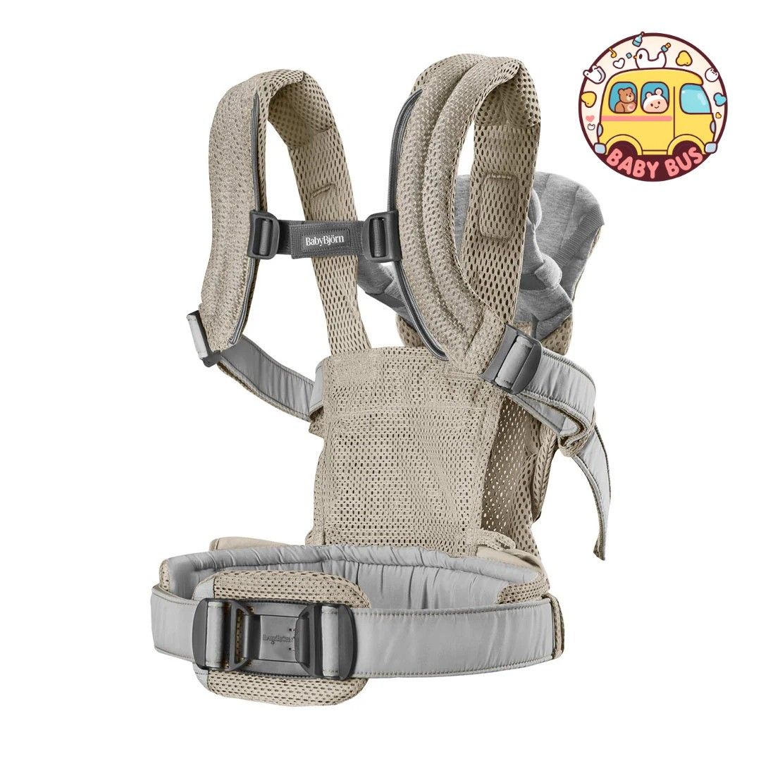 💥 Limited Offer! "BNIB"📦 Sand grey Colors🌈 BabyBjörn 🇸🇪 Harmony 3D Mesh Baby Carrier - Breathable & Comfortable💨 Free Shipping 🚚 ( Newest model ) (Category: Carriers & Slings) located in Singapore. Submitted by baby_bus (Listing ID 1373783058, Image 2). Description: 🎨Sand grey Colors 🚚 Free Delivery|Ready Stock Available🚚 🌟 Key Features: 🔹 Breathable 3D Mesh 🌬: Designed for Singapore’s tropical climate! The ultra-soft, quick-drying m