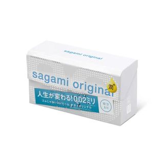 Sagami Original Sagami 0.02 Extra Moist 12 Piece PU Condoms62940516323074110