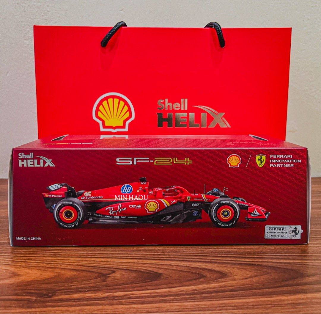 [ Shell Helix ] 🔥Charles Leclerc🔥1:24 Ferrari SF-24 F1 Special Edition ...