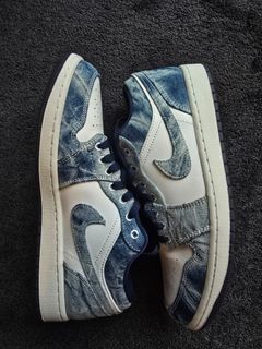Air jordan low washed denim For Sale Sneakers Carousell