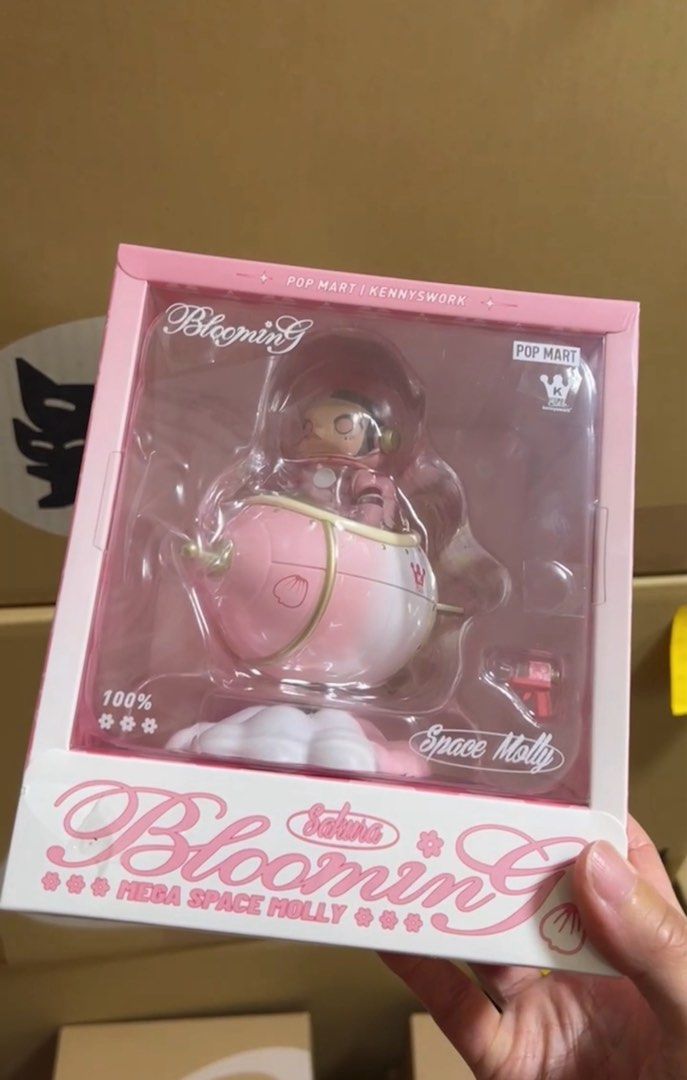 In Stock] Mega Space Molly 100% Blooming Series Sakura (Japan