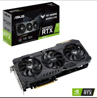 ASUS TUF Gaming GeForce RTX 3060 Ti OC 8GB GDDR6  淨卡 顯示卡 顯卡 Display Card NVIDIA 100%work 全正常