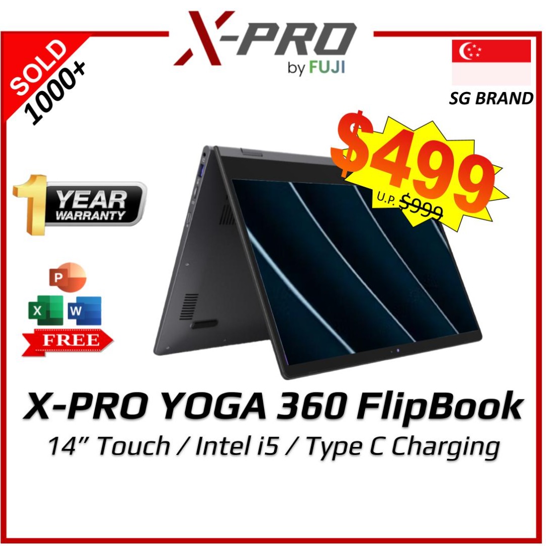 Brand New XPRO Yoga - Intel i5 - 14 Inch - 16GB RAM - Up to 512 GB SSD ...