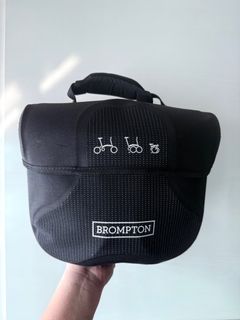 アクセサリー BROMPTON mini O bag BLACK Brompton Mini O Bag (Black-reflective) - JE James Cycles