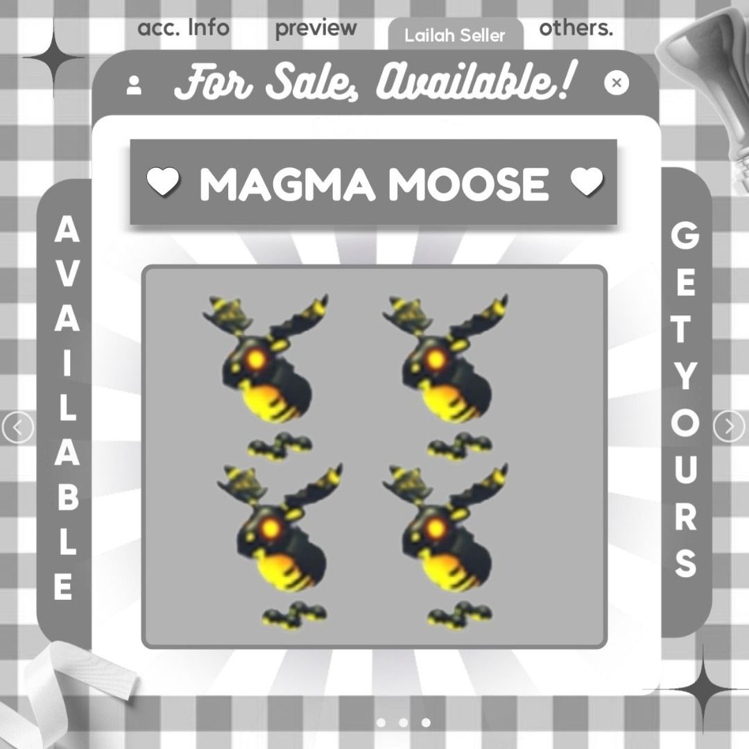 BUNDLE PETS | 4 PCS | ADOPT ME | ROBLOX (Category: In-Game Products) located in Baliuag. Submitted by sxmplycollections (Listing ID 1373878169, Image 3). Description: 🌷 Welcome to SxmplyCollections Shop! 🌷 Are you looking for a specific pet? Allow me to assist you in finding the perfect one. How to Purchase: 1️⃣ Kindly provide a picture of the pet you wish to purchase. 2️⃣ Once we have finalized the agreement, I will send you the necessary paym