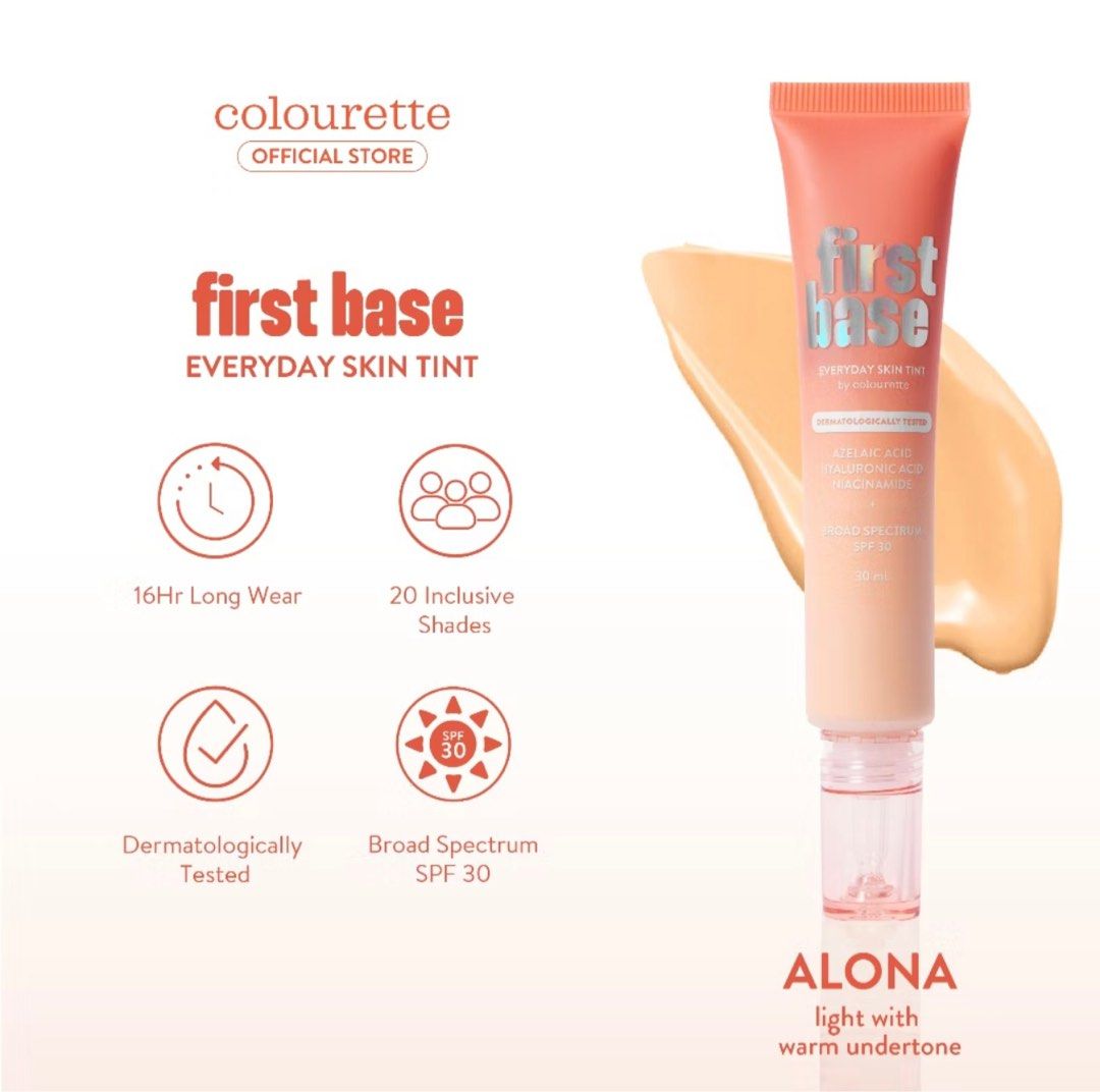 Colourette First Base Skin Tint - Alona (Category: Makeup) located in Pasig City. Submitted by bnc511 (Listing ID 1373877062, Image 1). Description: Bought around May 20 . Used twice only. RFS: Wrong shade, too light.