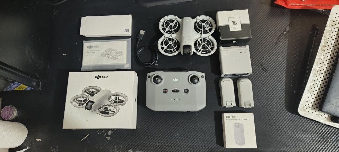 DJI Neo FMC (Category: Drones) located in Valenzuela. Submitted by salecollectionph (Listing ID 1373874601, Image 1). Description: DJI NEO FMC 11cycles only! Remote 2 Batteries Charging Hub Cord Box and Manuals.