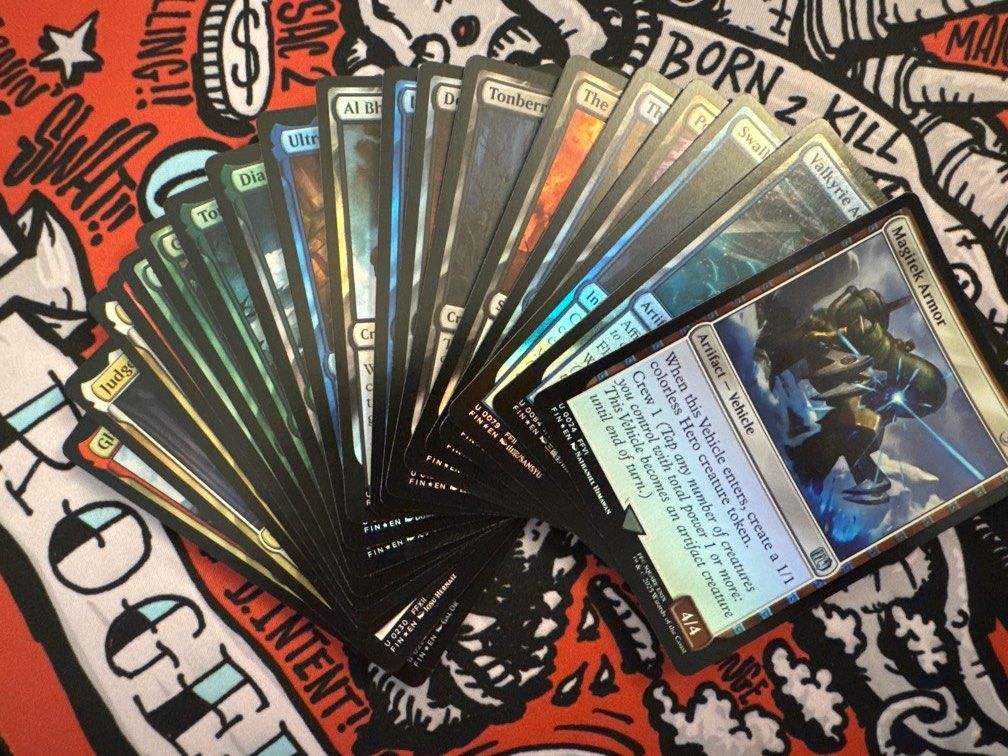 complete final fantasy mtg set Magic The Gathering Final Fantasy Commander Deck German 4 Pack