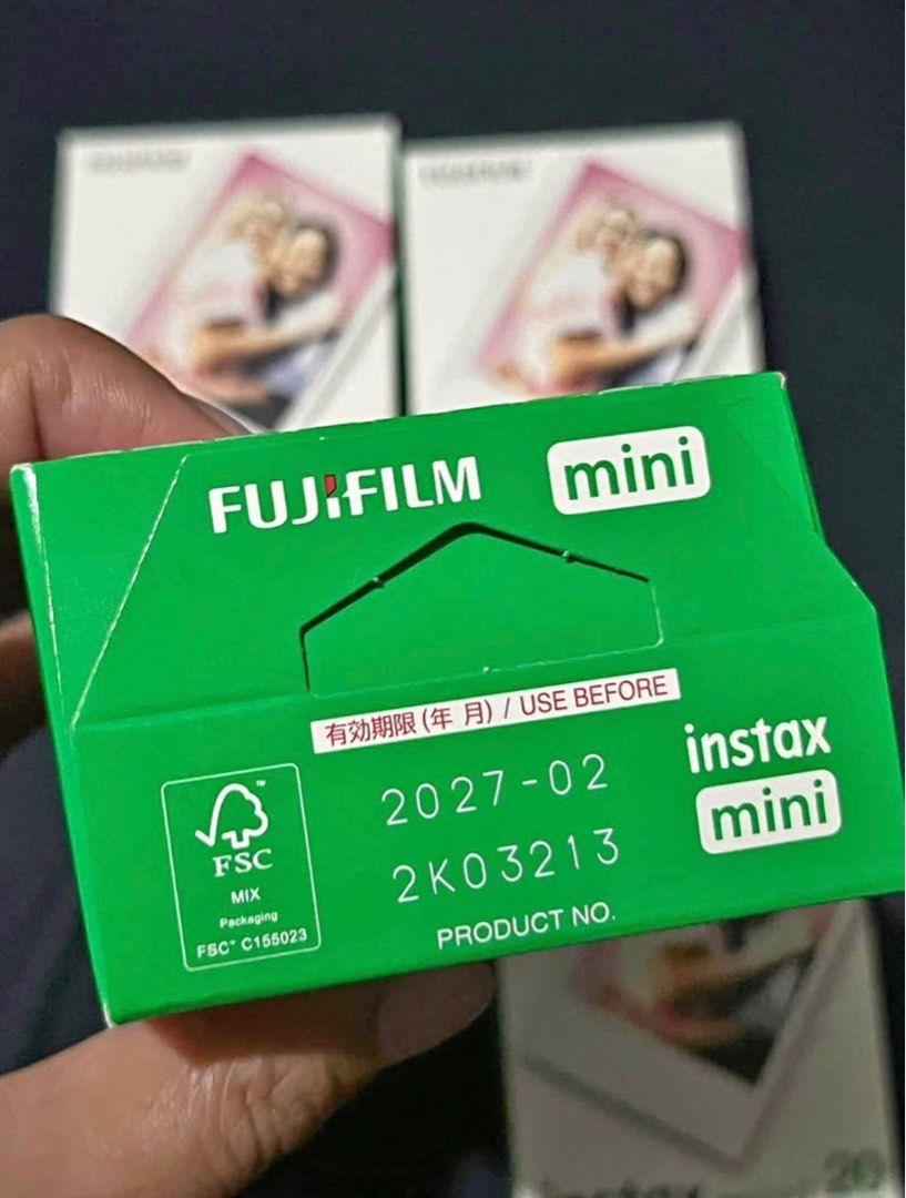 Fujifilm Instax Mini Film (Category: Other Photography Accessories) located in San Mateo. Submitted by an_clothing (Listing ID 1373768226, Image 1). Description: On-hand 10s per box Original Fujifilm Instax Mini Film 2027 Expiry Date .