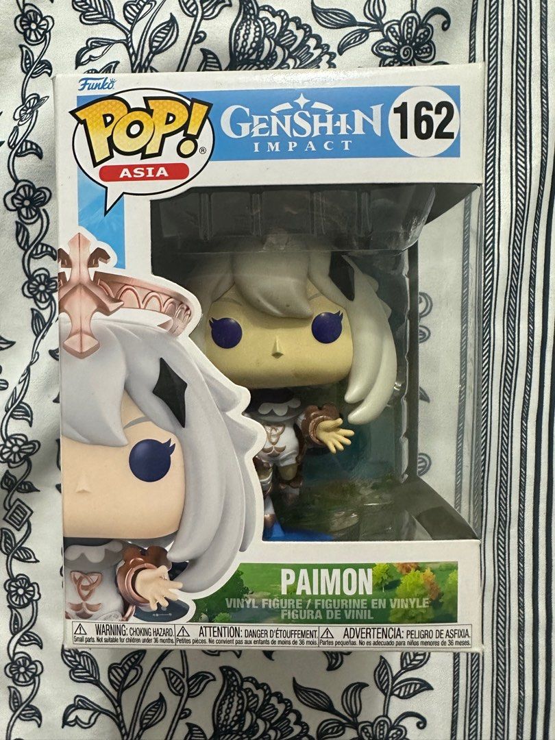 Genshin Impact Paimon Funko Pop (Category: Designer & Blind Box Toys) located in Manila. Submitted by ldj_868 (Listing ID 1373936348, Image 1). Description: • THIS IS THE FINAL PRICE. Don’t lowball. • There are some stain marks on the figure, and I’m unsure if they can be removed. • Reason for Selling: Lost interest..