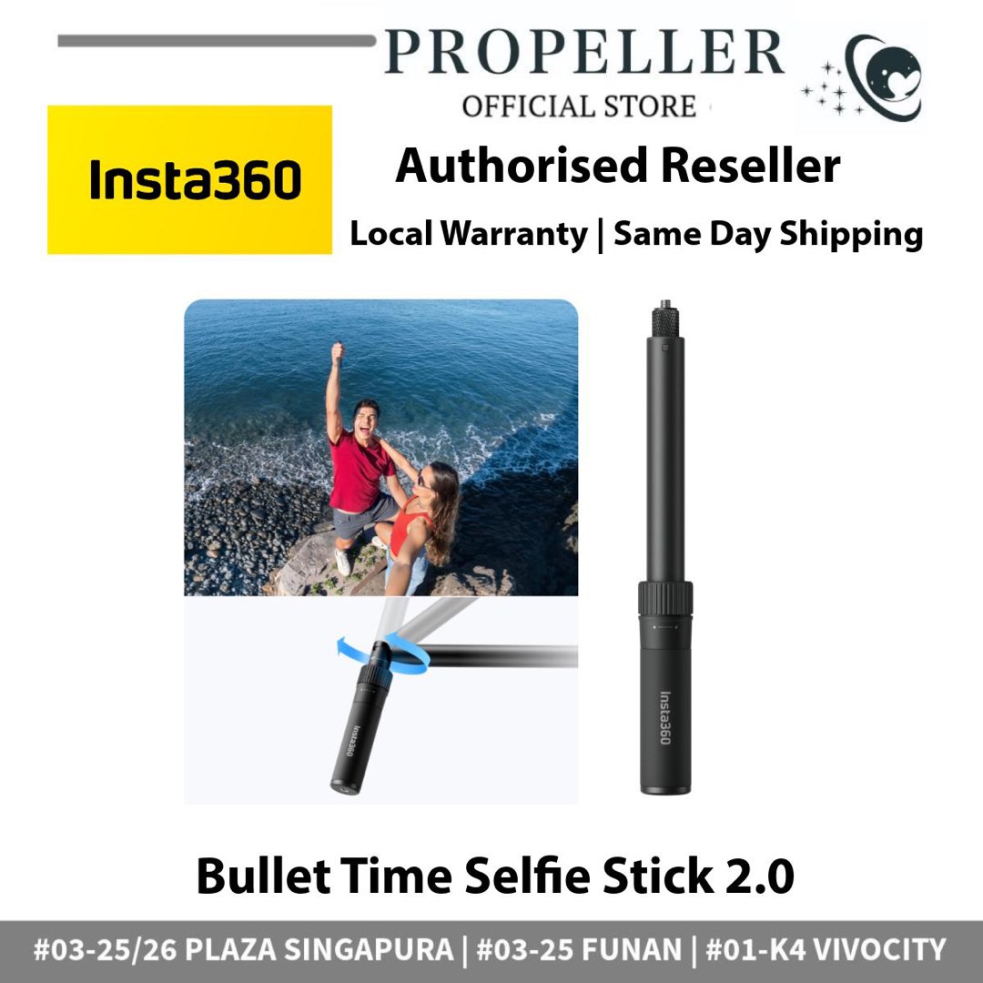 Insta360 bullet time stick 2.0, Photography, Photography Accessories ...