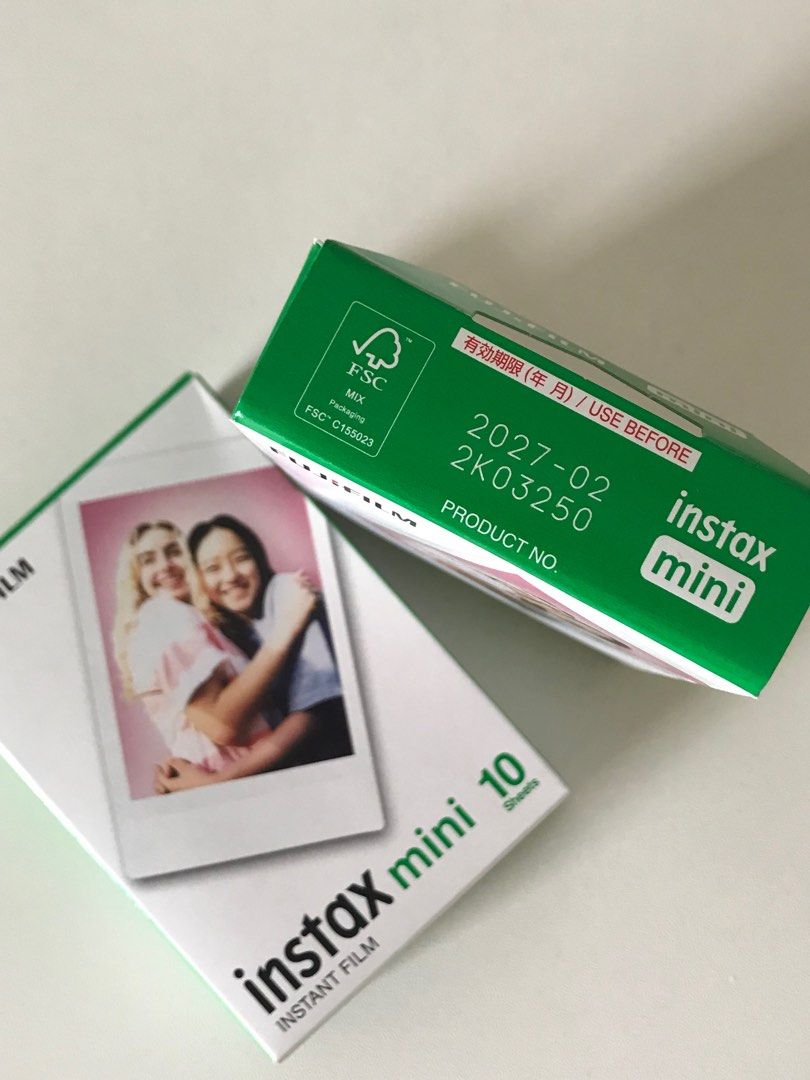 Instax Mini Film 10 Sheets (Category: Other Photography Accessories) located in Pasay City. Submitted by kkalien (Listing ID 1373788382, Image 2). Description: Instax Mini Film 10 Sheets Plain - 500 (Expiration 2027-02) Plain 20 sheets - 1000 Black - 650 (Expiration 2026-12) The shipping fee would be shouldered by the buyer. Payment will be done through GCash or BDO. Can be delivered through Angkas, Lalamove, or Grab Express. Please feel free to 