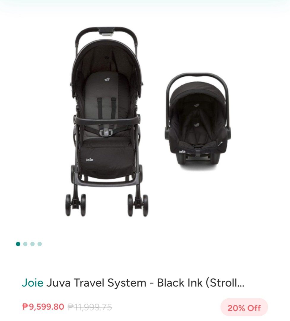 Joie Juva Travel System (Category: Strollers) located in Baliuag. Submitted by mdmom (Listing ID 1373914686, Image 1). Description: Well-used condition. My daughter has already outgrown it. .