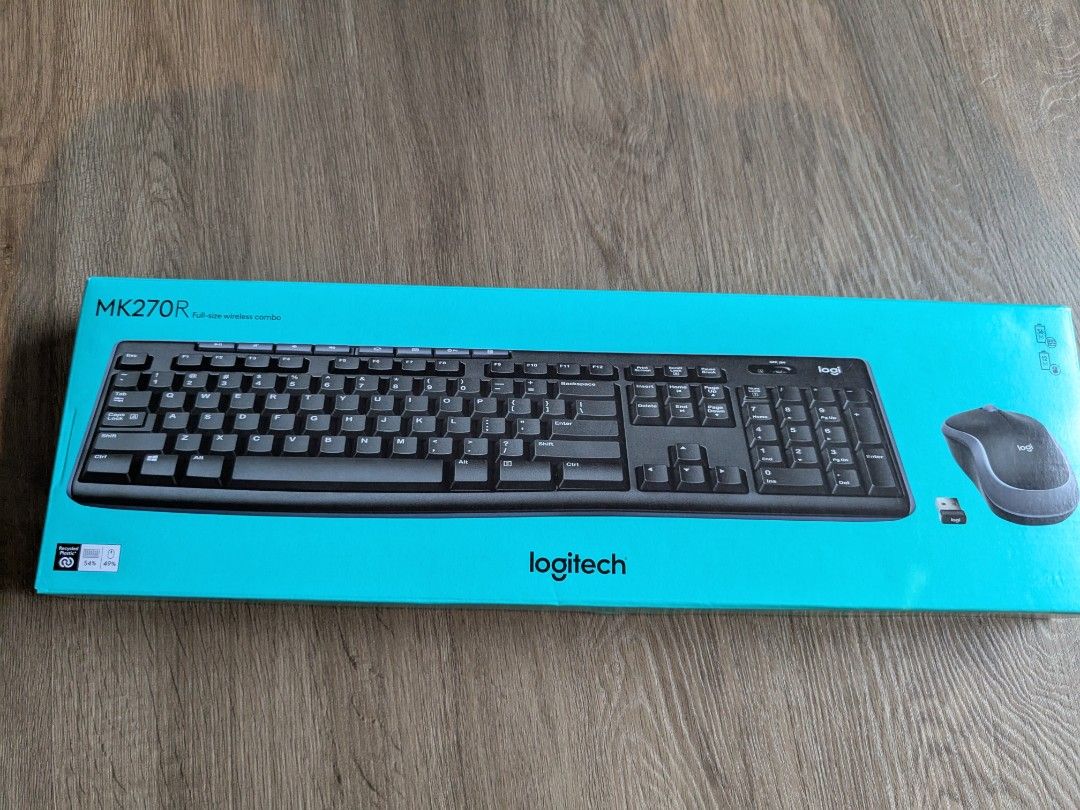 Keyboard & Mouse Combo - MK270K (Category: Computer Keyboard) located in Singapore. Submitted by not4fussypls (Listing ID 1373799352, Image 2). Description: Brand new, unsealed, full size key board and Bluetooth mouse, model MK270, please google for more information. Thanks.