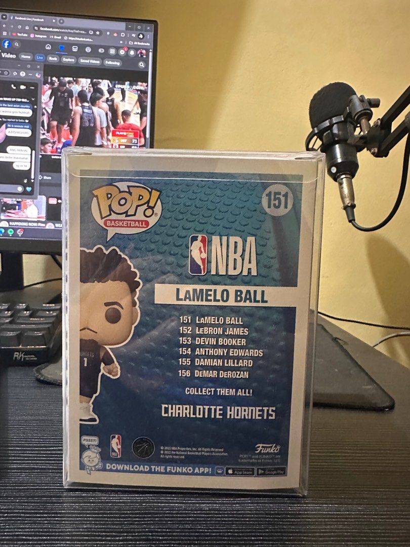 Lamelo Ball Funko Pop (Category: Designer & Blind Box Toys) located in Manila. Submitted by justinhub (Listing ID 1373864765, Image 2). Description: Never been touched 😮‍💨.