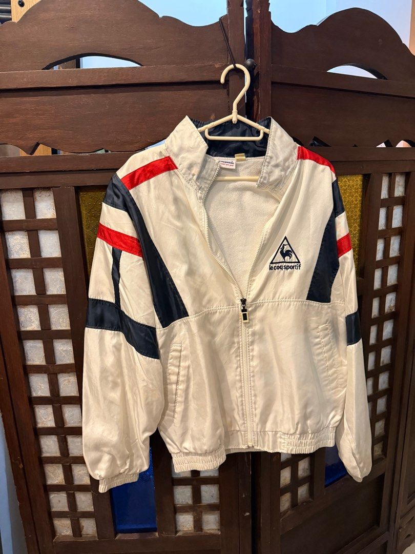 Le Coq Sportif Vintage Jacket (Category: Coats, Jackets and Outerwear) located in Pasig City. Submitted by allentiong (Listing ID 1373850081, Image 2). Description: - Guaranteed original - RFS: Decluttering - Mode of payment: Gcash or BPI - Location: Pasig - Delivery within Metro Manila: Lalamove/Grab - Delivery outside of Metro Manila: Gogoexpress.
