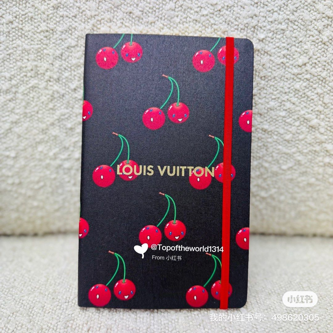 希少コラボ♪【LOUIS VUITTON x TM】Cherry Jane Notebook MM Louis Vuitton x Takashi Murakami Cherry Jane Notebook 🍒 | eBay