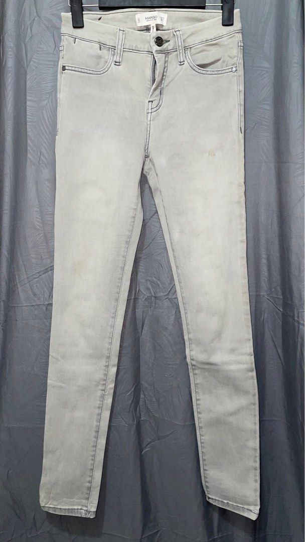 Mango Elektra Jeans Grey Abu size 34