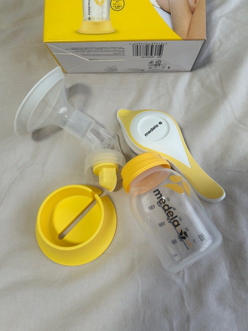 Medela Manual Breast Pump + Breast Milk collection Bottles (Category: Breastfeeding & Bottle Feeding) located in Singapore. Submitted by sarreehsantiago (Listing ID 1373849891, Image 2). Description: Medela Manual Breast Pump + 4 Breast Milk collection Bottles. Used twice only. .