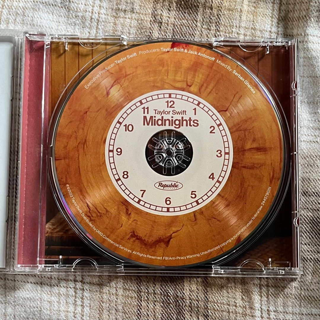 Taylor Swift - Midnights (Blood Moon) (Category: CDs & DVDs) located in Manila. Submitted by swiftiegoodies (Listing ID 1373816208, Image 3). Description: Midnights (Blood Moon) - Has some scratches on the case but the CD and booklet doesn’t have any issues. RFS: Decided to keep the signed Version instead. .