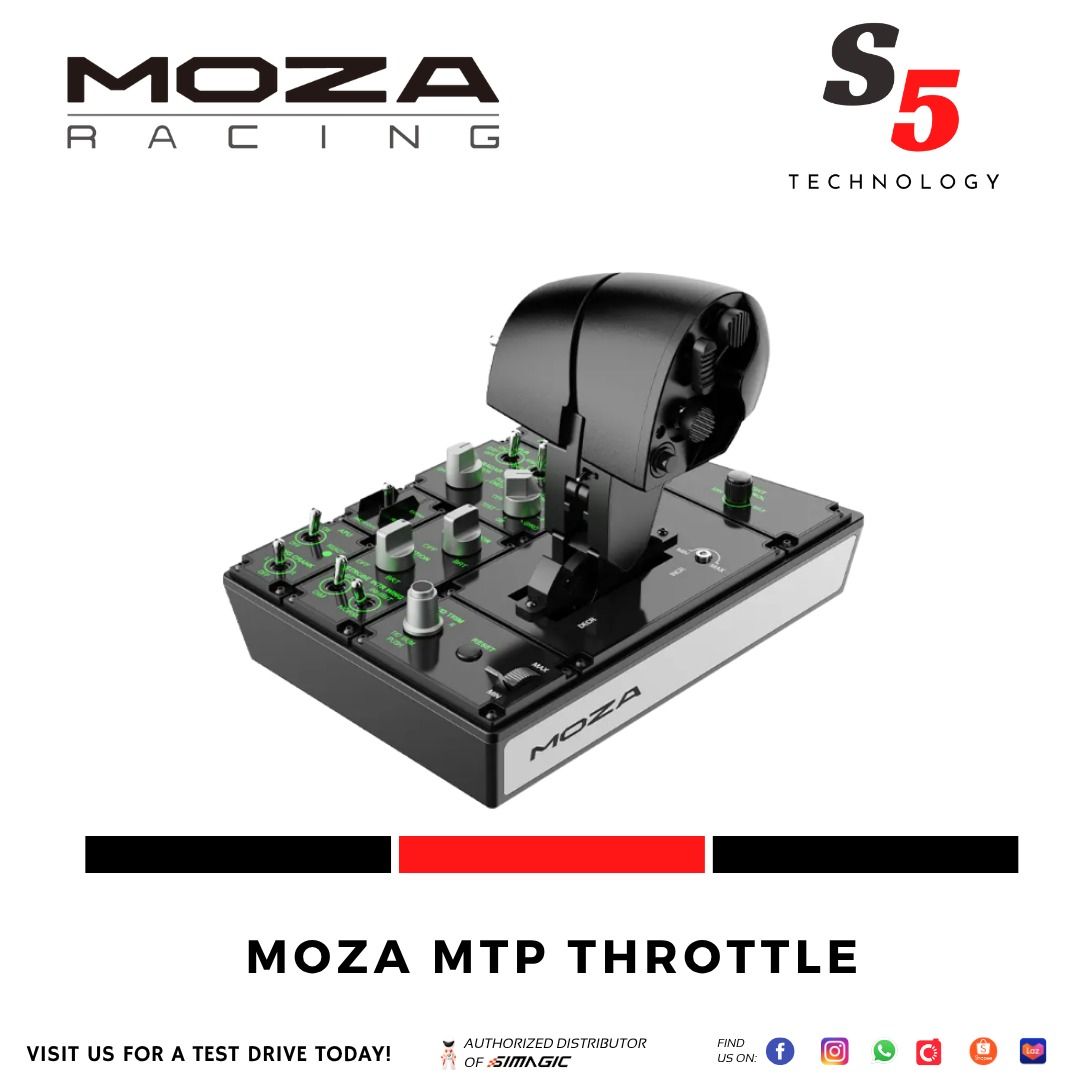MOZA MTP Throttle / moza mtp throttle panel / moza throttle panel ...